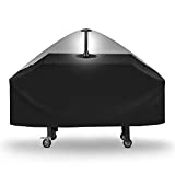 SunPatio Griddle Cover 36 Inch, Compatible for Blackstone 36" Griddle Cooking Station, Royal Gourmet, Camp Chef etc, Outdoor Heavy Duty Waterproof 4 Burner Flat Top Gas Grill Cover with Support Pole