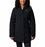 Columbia Women’s Lay D Down II Mid Jacket, Waterproof & Breathable, Black Metallic, Medium