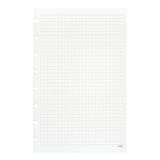 TUL - Graph Paper - Custom Note-Taking System Discbound Refill Graph, White, 8.5 x 5.5" 5 1/2" x 8 1/2", Junior Size, Graph Ruled