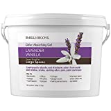 SMELLS BEGONE Odor Absorber Gel - 1 Gallon - Air Freshener & Odor Eliminator for Homes, Garages & Commercial Buildings - Industrial Size & Strength - Lavender Vanilla Scent