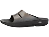 OOFOS Women's OOahh Luxe Recovery Sandal - Color: Latte - Size: 7 - Width: Regular