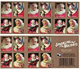 Sparkling Holiday Forever Postage Stamp 1 Books of 20 First Class US Postal Christmas Celebrations Wedding Anniversary Party Traditions (20 Stamps)