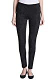 Andrew Marc Women's Super Soft Stretch Faux Suede Pull On Pants (Black, Small)