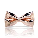 Rose Gold bow tie |Rose Gold pre-tied bow tie | Rose Gold bow tie for men| bow tie for men |Sparkling Rose Gold bow tie | Christmas Bow tie | Dream Up Idea