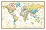 Classic Edition World Wall Map - Laminated Rolled