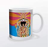 Pyramid America Hendrix Axis: Bold As Love Mug - 11 oz. Unique Ceramic Cup for Coffee, Cocoa & Tea Drinkers - Chip Resistant & Printed Both Sides