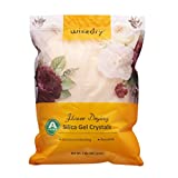 wisedry Silica Gel Crystal for Flowers Drying - 2 LBS, Color Indicating, Reusable