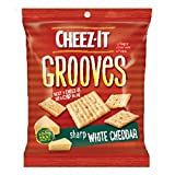 Product Of Cheez-It Grooves, Sharp White Cheddar, Count 6 (3.25 oz) - Cookie & Cracker / Grab Varieties & Flavors