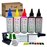 F-ink 5 Bottles Ink and Refill Kits Compatible for Canon Ink Cartridges 275 276 260 261 245 246 PG-275XL CL 276XL PG-260XL CL-261XL PG-245XL CL-246XL