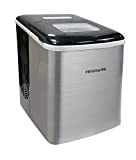 Frigidaire EFIC123-SS Counter Top Maker, Produces 26 pounds Ice per Day, Stainless Steel, Stainless