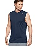 Nike Mens Legend Dri Fit Sleeveless T Shirt (Large, Navy)