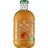 Georgiaâ€™s Natural Peach Juice â€“ 33.81 oz Organic Peach Juice â€“ Pure Cold Pressed Peaches Fresh Juice with No Sugar â€“ Non-GMO Natural Fruit Juice with No Added Water â€“ Fresh and Sweet â€“ 1-Pack