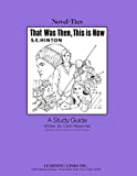 That was Then, This is Now: Novel-Ties Study Guide