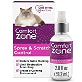 Comfort Zone Spray & Scratch Control Spray Cat Calming, 2 ounces