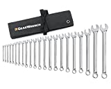 GEARWRENCH 22 Pc. 12 Pt. Combination Wrench Set, Long Pattern, Metric - 81916