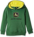 John Deere baby boys Fleece Pullover Hoody Hooded Sweatshirt, Green, 3T US