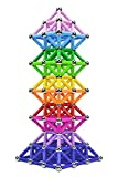 Veatree 150pcs Magnetic Building Blocks Toys, Magnetic Sticks Set Toy Magnet Game for Kids and Adult, Non-Toxic Building Toy 3D Puzzle with Storage Bag