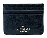 KATE SPADE NEW YORK DARCY SMALL SLIM CARD HOLDER WALLET LEATHER BLACK