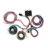 Partol 12 Circuit Wiring Harness Kit Automotive Hot Rod Universal Long Wires Wiring Harness Muscle Car Hotrod Street Rod w/Detailed Instructions