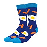 Zmart Bacon Socks Men Egg Socks Bacon and Eggs Socks, Bacon Gifts for Bacon Lovers Egg Gifts