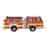 Melissa & Doug Fire Truck Jumbo Jigsaw Floor Puzzle (24 pcs, 4 feet long)