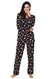Pajamagram Christmas Pajamas Women - Womens Christmas Pjs Sets, Black, XL