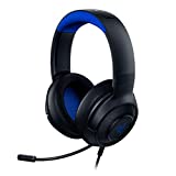 Razer Kraken X Ultralight Gaming Headset: 7.1 Surround Sound - Lightweight Aluminum Frame - Bendable Cardioid Microphone - for PC, PS4, PS5, Switch, Xbox One, Xbox Series X|S, Mobile - Black/Blue