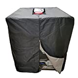 Lanema IBC Tote Cover for 275 Gallon (1000L), Waterproof Sunshade, Water Tank Protective Cover for Outdoor 47.24''x39.37''x45.67''
