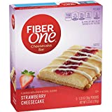Fiber One Cheesecake Bars, Strawberry Cheesecake, Snack Bars, 6.75 oz, 5 ct (Pack of 8)