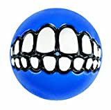 Rogz Fun Dog Treat Ball in various sizes and colors, Medium, Blue