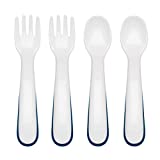 OXO Tot Plastic Fork & Spoon Multipack - Navy , 4 Piece Set
