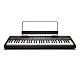 Alesis Recital 61 – 61 Key Digital Piano Keyboard with Semi Weighted Keys, 20W Speakers, 10 Voices, Split, Layer and Lesson Mode, FX and Piano Lessons