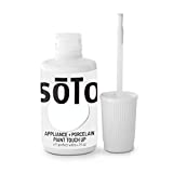 soto White Paint Touch Up, Appliance + Porcelain, High-Gloss Finish (No. 01 Perfect White) - 1.5 Ounces/45 Milliliters of Enamel + Bathtub Repair for Tub, Tile, Appliances, Interior/Exterior