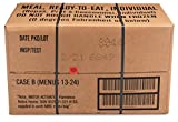 Sopakco 12ct US Military Surplus MRE Meals Ready to Eat 2021 Inspect B Case Menus 13-24