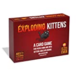 Exploding Kittens - A Russian Roulette Card Game, Easy Family-Friendly Party Games - Card Games for Adults, Teens & Kids - 2-5 Players