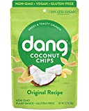 Dang Toasted Coconut Chips | Original | 1 Pack | Vegan, Gluten Free, Non GMO, Healthy Snacks Made with Whole Foods | 3.17 Oz Resealable Bag