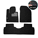 MACHA Dust Catcher Premium Floor Mats Fit for Hyundai Santa Fe 2013-2019 Front & 2nd Seat, Black, Floor Liners, Dust Trap, All-Weather Protection
