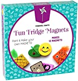 Fridge Magnet Art Activity Set: Make Your Own Self Adhesive Refrigerator & School Locker Magnets - DIY Craft Kits for Kids Birthday Parties & Kits - Great For Kids Arts And Crafts