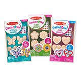 Melissa & Doug Paint & Decorate Your Own Wooden Magnets Craft Kit – Butterflies, Hearts, Flowers