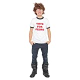 Napoleon Dynamite Complete Costume Kit: Adult Vote For Pedro T-Shirt, Accessory Kit and Moon Boots (Small)