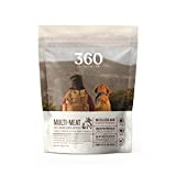 360 Pet Nutrition Freeze Dried Raw Complete Meal for Adult Dogs, Made in The USA, 16 Ounce (Multi-Meat)