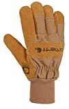 Carhartt Men's Wb Suede Leather Waterproof Breathable Work Glove, Brown, Large