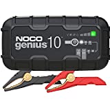 NOCO GENIUS10, 10A Smart Car Battery Charger, 6V and 12V Automotive Charger, Battery Maintainer, Trickle Charger, Float Charger and Desulfator for AGM, Motorcycle, Lithium and Deep Cycle Batteries
