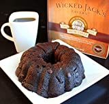 True Jamaican Rum Cake by Wicked Jack's Tavern | 20oz Chocolate Rum Cake for Birthday Gifts, Thank You Gifts, or Gourmet Gift Baskets | Cakes For Delivery | Liquor & Spirits Bakery & Dessert Gifts