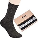 Pack of 6 Mens Socks Wool Socks for Men Casual Dress Socks Soft and Comfortable Breathable Size 6-12
