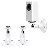 FastSnail Wall Mount Compatible with Wyze Cam Pan & Wyze Cam Pan V2 & Wyze Cam V3, Adjustable Indoor Outdoor Mount for WyzeCam Pan/WyzeCam Outdoor/WyzeCam V3 or Other Cam with Same Interface 2 Pack