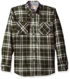 Wrangler Authentics Men's Long Sleeve Flannel Shirt, Rosin, Medium