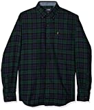 IZOD Men's Advantage Performance Flannel Long Sleeve Stretch Button Down Shirt, Sycamore, XX-Large