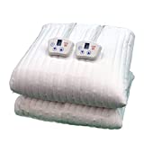 Electrowarmth M76Fld King Two Controls Heated Mattress Pad, Std King 76-Inch by 80-Inch, White, King-Standard-Dual