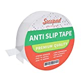 Secopad Anti Slip Stair Tape for Stairs Bathtub Shower, Waterproof Non Slip Grip Tape , Adhesive Staircase Step Threads, Suitable for Bare Feet (2“ x 38')